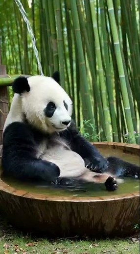 POV: You're as bored as this panda 🐼 #panda #pandas