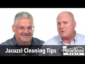What's the best way to clean out a jacuzzi tub?