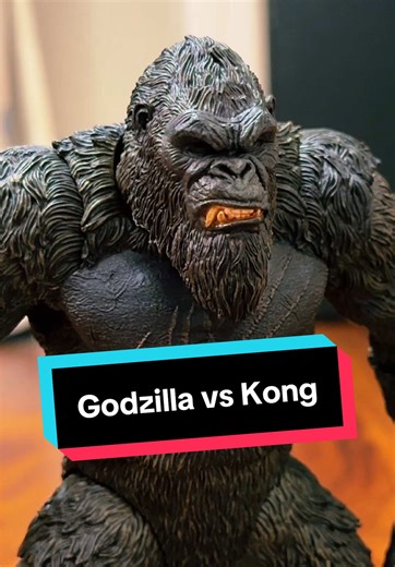 Kong’s still holding the grudge after Godzilla pranked him .w. #fyp #godzilla #fight #actionfigures #godzillaxkongthenewempire