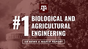 Aggie pride at its finest! The Texas A&M University Department of Biological & Agricultural Engineering is officially ranked No. 1 in the nation for undergraduate programs by U.S. News & World Report! This achievement reflects our students' dedication, our faculty's expertise, and the Aggie commitment to solving real-world challenges. From innovation in agricultural technology to improving environmental sustainability, our department is shaping the future. Gig ’Em! 🔗: https://tx.ag/duh08DD | Te