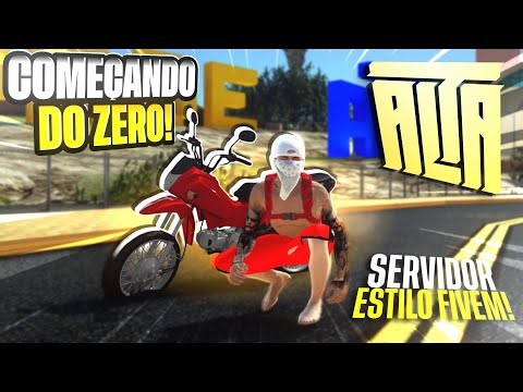 COMECEI DO ZERO NO Cidade Alta RP!🔥 (SERVIDOR ESTILO FIVEM) - GTA SAMP ANDROID/PC