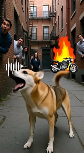 Gali Ka Alarm System 🐕🏍️ #ai