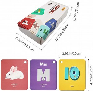 [Hot Item] Full Color Custom Flash Card Education Learning Card Set for Kids