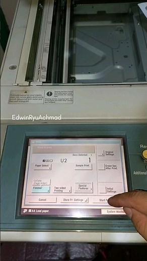 scan and print documents in the MAiLBoX menu || #mailbox #Canon #imageRUNNER #EdwinRyuAchmad