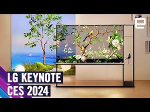LG keynote at CES 2024 in 10 minutes: Announcing the world's first wireless transparent OLED TV