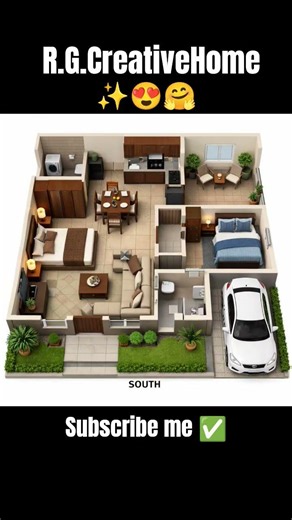3D Floor Plan Designs 😍😇📈.. #autocaddesign #draughtsman #homedesign #houseplan #2ddesign #2dplan