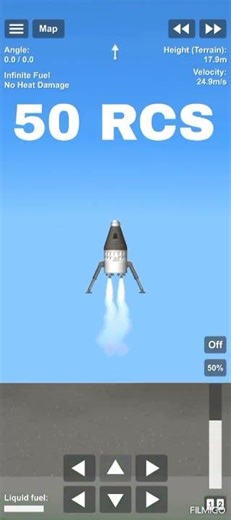 RCS rocket in SFS