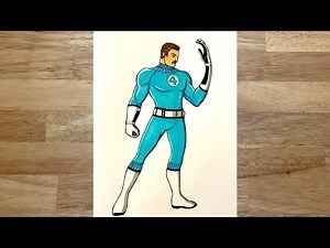 How to draw Mr Fantastic ( Reed Richards )