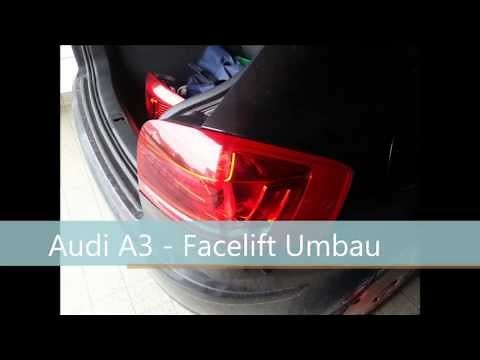 Audi A3 8P1 - Tausch der Rückleuchten (Facelift Umbau)