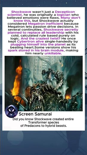 Why Shockwave is the True Commander of Cybertron?