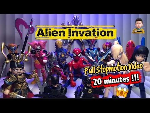 Alien Invation Full Episode (Stop Motion 20 minutes) #blokees #stopmotion