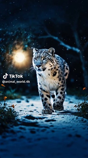 Majestic Snow Leopard Live Wallpaper in 4K