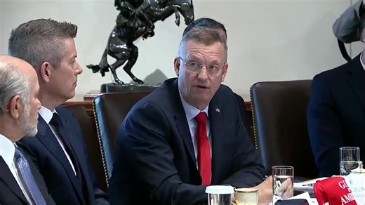 My full remarks to the President at our Cabinet Meeting today. Cutting through the noise— no benefits cuts, record claims processed, and putting every dollar and effort back where it belongs: with our Veterans | Doug Collins