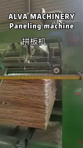 ALVA MACHINERY Paneling machine #woodmachine #wooddesigner #automobile #veneer #welding