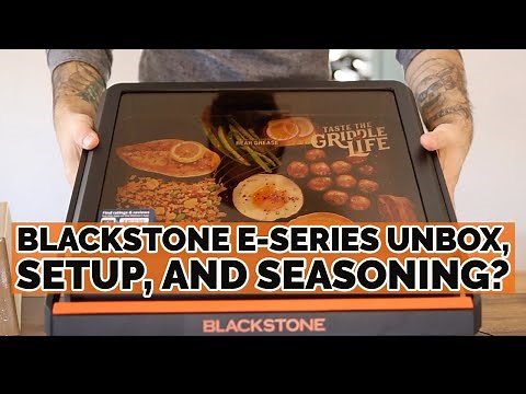 Blackstone E-Series Electric Griddle 17inch Unboxing, Usage and Seasoning?