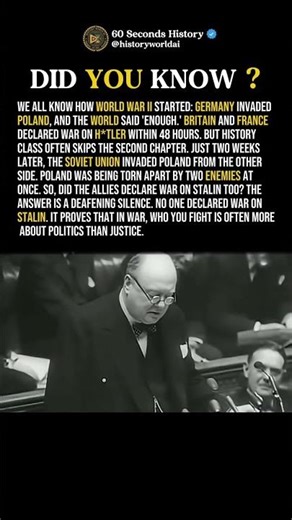 Britain Fought Hitler But Not Stalin #ww2 #politics #shorts