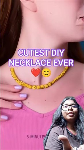 Making the CUTEST Smiley Jewelry from Scratch! 😍 DIY Necklace