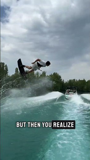 The Underwater Start Nobody Can Do @roux_maxime #wakeboarding #extreme
