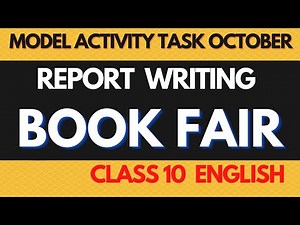 Write a newspaper report in about 100 words on a Book Fair