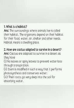 Class 6 | textbook exercise solution | Science - NCERT | Chapter 9 - The living organisms ...