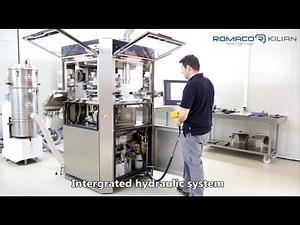 Rotary tablet press turret exchange - Romaco Kilian KTP 420X