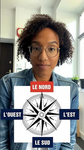 🇫🇷🧭 Quels sont les points cardinaux en français ? Vocabulaire en français #dailyfrench