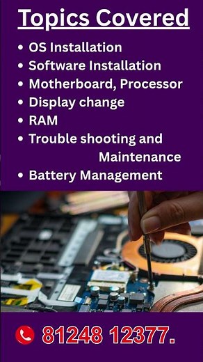 LAPTOP SERVICING COURSE