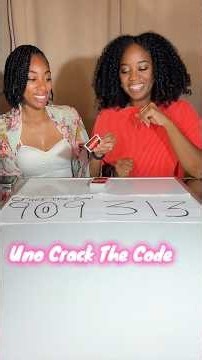 Crack The Code Uno Version‼️ #uno #crackthecode #challenge #games #familygames #uno