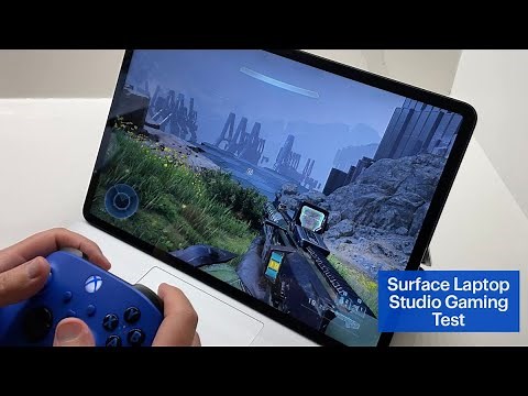 Gaming with the Surface Laptop Studio