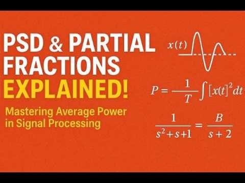 PSD using partial fraction method- problem 2