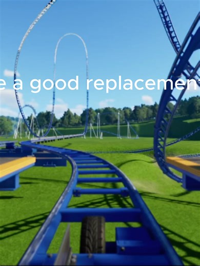 Could this be a good replacement for stealth? let me know in the comments:)#rollercoaster #fyp #coastertok #stealth #planetcoaster2