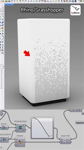 랜덤 그라이언트 패턴 만들기 / How to make a Random Gradient Pattern #grasshopper#rhino3d #modeling#architecture