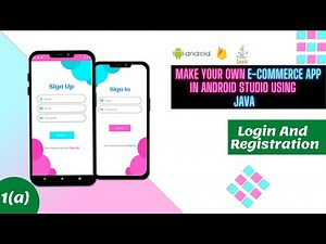 Login And Registration Using Firebase In Android Studio | How To Make ECommerce App