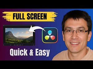 How to View Full Screen Preview in DaVinci Resolve (Quick & Easy Guide)
