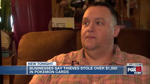 Thieves caught stealing more than $1,000 worth of Pokemon cards