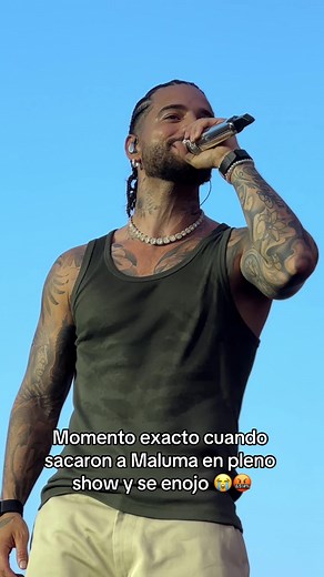 Maluma se enoja en el Sueños Festival 2024