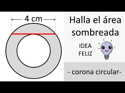 FIND THE AREA OF THE CIRCULAR ANNON. Basic Geometry