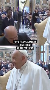 Pope Francis welcomed more than 100 comedians from 15 nations to the Vatican, including U.S. celebrities Whoopi Goldberg, Jimmy Fallon, Chris Rock, Stephen Colbert and Conan O’Brien. | AP