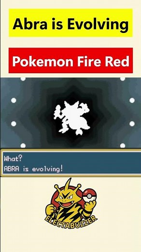 Abra evolving - Kadabra