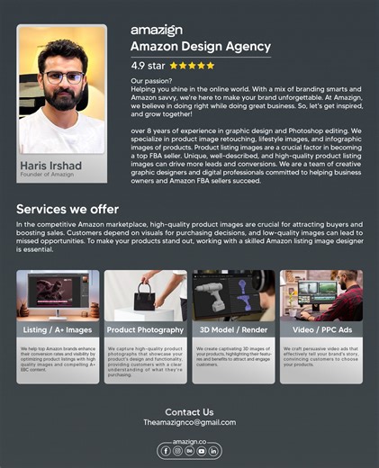 Amazon Listing Image/ A+ Content/ Ebc Design/ 3D Model - Amazign Co