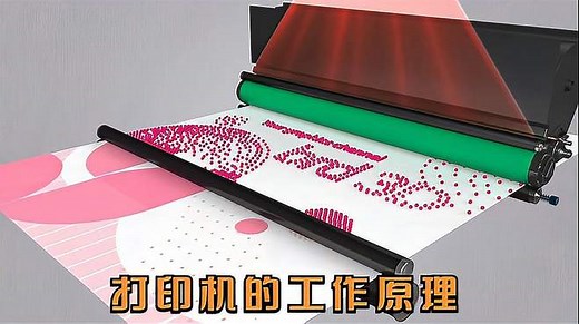 彻底搞懂打印机的工作原理，3D动画讲解通俗易懂