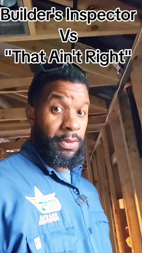 28K views · 500 reactions | Builder's Inspector Vs That Ain't Right #homeinspectiontraining #homeinspectionexperts #homeinspectionreport #homeinspection #homeinspectionbusiness #inspection | Goldstar Inspection | Facebook
