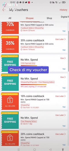 Tutorial Free Shipping Voucher COD di Shopee