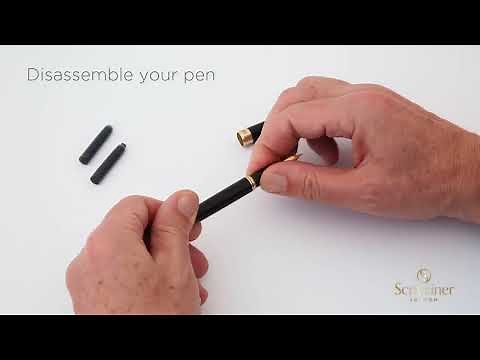 Scriveiner Fountain Pen - How to install a cartridge
