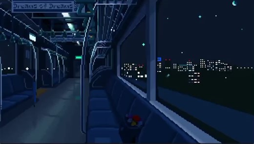 Night Aesthetic Pixel Art Featuring 'Poison Tree'