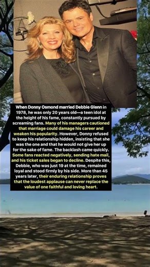 Donny Osmond Chose Love Over Fame — And Never Looked Back