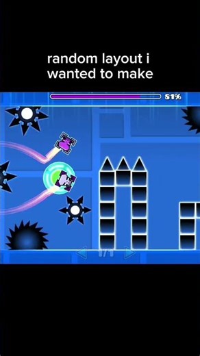 random layout i wanted to make #geometrydash #gdupdate #gd #geometrydashmusic