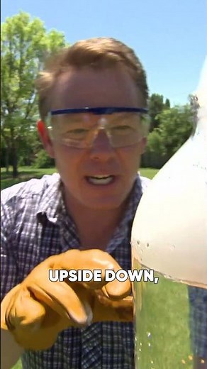 Liquid Nitrogen Bottle Rocket-- Just Flip It and...