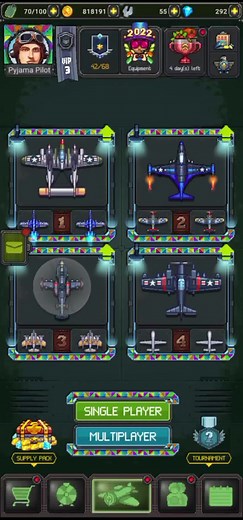 1945 Air Force Level 124 Easy Boss Finish Tutorial