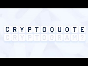 Cryptoquotes: quote cryptogram (by Severex) IOS Gameplay Video (HD)